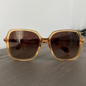 Rag & Bone Square 55mm Gradient Square Sunglasses